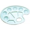 LENIAR plastová paleta oválna - 16,5 x 23,5cm (LENIAR plastová paleta oválna - 16,5 x 23,5cm)