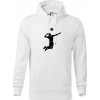Volejbal náprah muž - Mikina pánska Cape s kapucňou - L ( Biela )