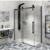 GELCO VOLCANO BLACK obdĺžniková sprchová zástena 1200x900 L/P varianta GV1412GV3490