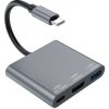 MG WHCH-01 HUB adaptér - USB-C PD 100W / HDMI 4K / USB 10Gbps šedý