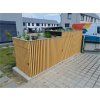 DESIGN FACTORY - Cyklobox de Luxe 5 – 6 bicyklov s malým úložiskom, farba natur, (1,6 x 4 m), CYKL5-6MALE