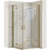 REA/S - Sprchová kabína Hugo 80x90 Gold Brush Dvere: 80 Dvere: 90 KPL-K8410