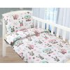 Bellatex Detská bavlnená posteľná bielizeň - 90x135 cm, 45x60 - ružová
