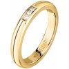 Morellato pozlátený prsteň s kryštálmi Love Rings SNA47