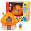 Šmolkovia, čarovný domček s 1 figúrkou 5,5 cm, príslušenstvo v balení, model Šmolko