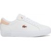 Lacoste nízke tenisky Powercourt White/Light Pink biela