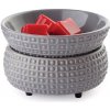 Candle Warmers elektrická aromalampa a ohrievač sviečok 2v1 Slate