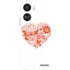 Picasee silikónový prehľadný obal pre Honor 90 Lite 5G - Veľké srdce