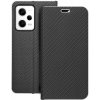Knižkové puzdro Xiaomi Redmi Note 12 Pro 5G / Poco X5 Pro 5G Luna Book karbónové čierne