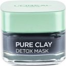 L'Oréal Pure Clay Detox Mask 3 Pure Clays + Charcoaldetoxikačná maska 50 ml