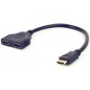 Gembird adaptér HDMI (M) na 2 x HDMI (F), kábel, pasívna rozdvojka DSP-2PH4-04