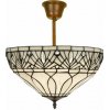 Stropná Tiffany lampa ANTIK Ø30 3xE27