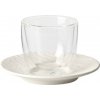 Villeroy & Boch Pohár 0, s podšálkou Manufacture Rock blanc 11000 ml