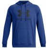 Pánska mikina cez hlavu Under Armour RIVAL FLEECE LOGO HD modrá 1379758-432 - M