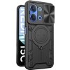 Techsuit - CamGuard Pro odolné puzdro s krytom fotoaparátu pre Xiaomi Redmi 15C 4G / Redmi 15C 5G - čierne