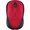 LOGITECH OEM Logitech M235/Cestovná/Optická/1 000 DPI/Bezdrôtová USB/Čierna-červená 910-002496