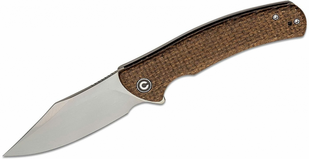 CIVIVI Sinisys Brown Micarta/ 14C28N C20039-2