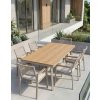 Avida Design Záhradný set pre 6 osôb Santos, hliníkový, taupe