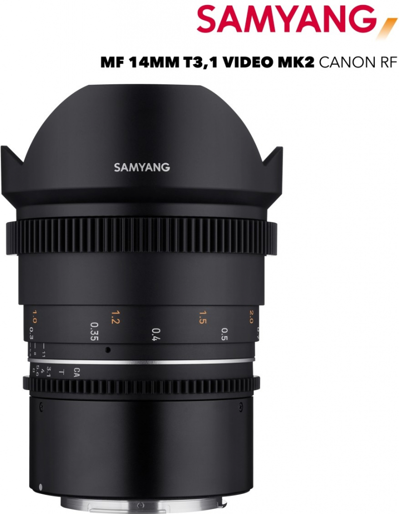 Samyang 14mm T3.1 VDSLR MK2 Canon RF