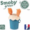 Vedierko set z cukrovej trstiny Bio Sugar Cane Bucket Smoby 4 diely - z kolekcie Smoby Green 100% recyklovateľné od 18 mes