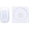 Solight Bezdrátový hlásič pohybu/gong, externí PIR čidlo, napájení bateriemi, bílý