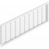 Häfele PVC Vetracia mriežka 227 x 68 mm / Biela 227 mm 68 mm