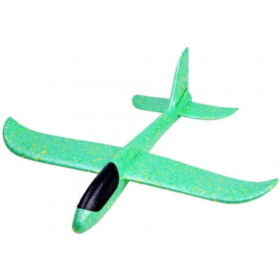 Mamido Polystyrénové hádzací lietadlo 47 cm zelené
