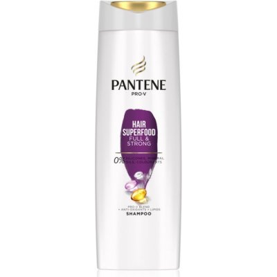 Pantene Hair Superfood Full & Strong šampón pre výživu a lesk 400 ml