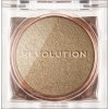 Makeup Revolution Beam Bright kompaktný púdrový rozjasňovač Golden Gal 2,45 g