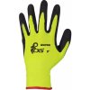 Povrstvené rukavice CXS Wayna - veľkosť: 9/L, farba: žltá/čierna