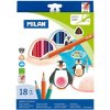 Pastelky MILAN trojhranné 18 ks