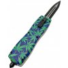 BENCHMADE Vyskakovací nôž s dekorom Marijuana Leaf