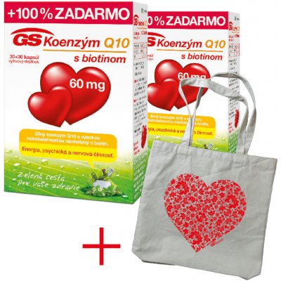 GS Koenzým Q10 60 mg 120 kapsúl od 22,9 € - Heureka.sk