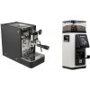 Stone Espresso Lite Black + Rancilio STILE, white