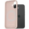 AlzaGuard Silicone Case Compatible with Magsafe pro iPhone 16e růžový AGD-PCMS27P (AGD-PCMS27P)