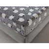 XPOSE® Mikroplyšová plachta OVEČKA Exclusive 90x200 cm, Mikroplyš