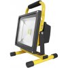 Pracovná LED lampa s akumulátorom, 50W, nabíjačka 12V / 230V.