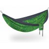Hojdacia sieť pre dvoch ENO DoubleNest Print - Giving Back Hammock - outside lnt/charcoal