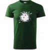 Florbal lopta v triku - Tričko extra veľké (5-8XL) - 5XL ( Fľaškovozelená )