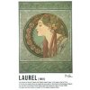 Spirálový blok Alfons Mucha - Laurel, linkovaný