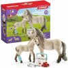 Schleich 42430 Set žriebä a islandská kobyla s lekárničkou