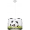 Sollux Sollux SL.1429 - Detský luster na lanku FOOTBALL 1xE27/15W/230V pr. 40 cm SLX1160 + záruka 3 roky zadarmo + záruka 3 roky zadarmo