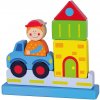 Viga magnetické puzzle mesto