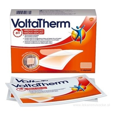 VoltaTherm hrejivá náplasť na úľavu od bolesti 1x5 ks