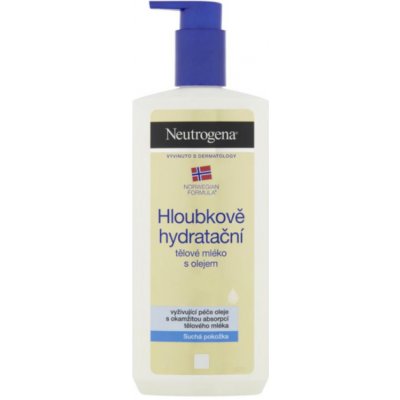 Neutrogena Body Care hĺbkovo hydratačné telové mlieko s olejom 400 ml