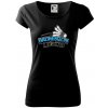 Badminton legend - Dámske tričko Pure - 2XL ( Čierna )