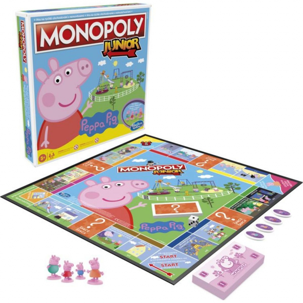 Hasbro Monopoly Junior Prasátko Peppa CZ/SK