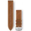 Remienok Garmin Quick Release 20mm, kožený světle hnědý, stříbrná přezka 010-12691-0A
