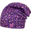 Dráče Flísová čiapka Dráča - Yetti 56, fialová, leopard Farba: Fialová, Veľkosť: 50-52