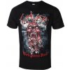 Tričko metal ROCK OFF Slayer World Painted Blood Skull Čierna